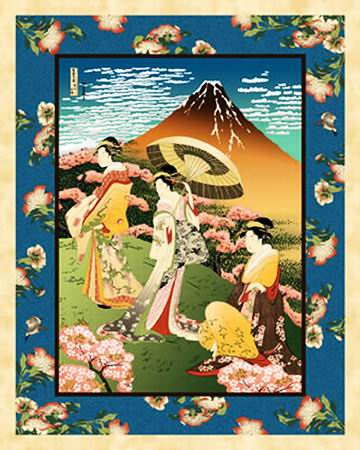 Fuji Afternoon Wall Fabric Panel